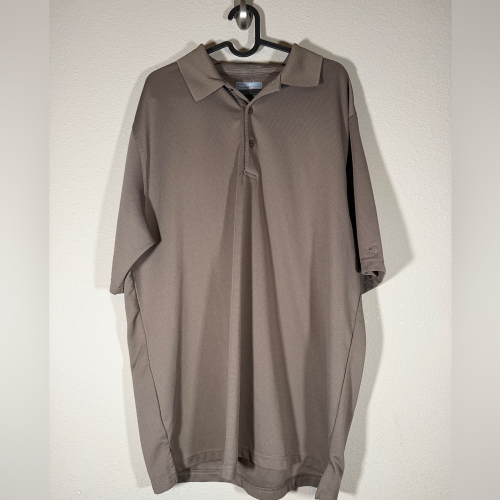 Men's 2x Grayish Brown Polo Shirt